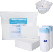 Set di 40 sacchetti assorbenti per toilette con inserti per vasca