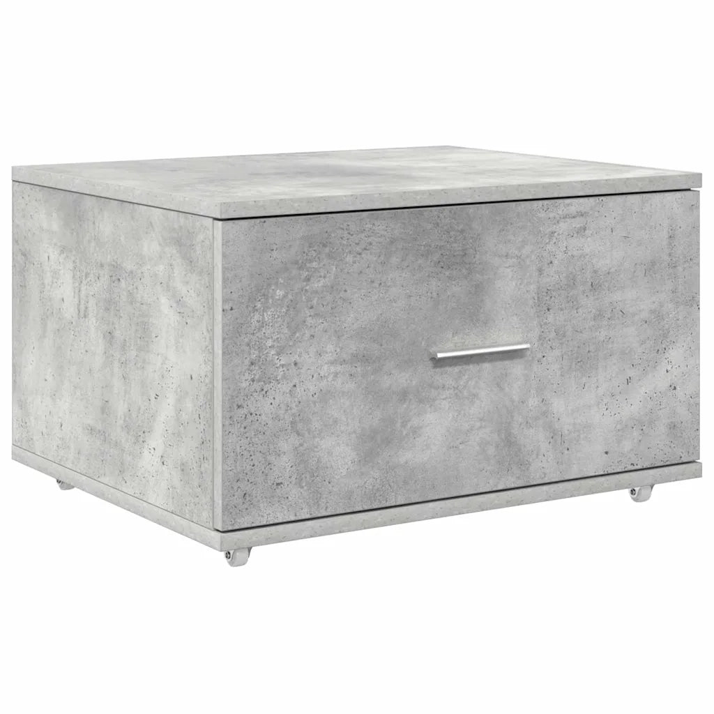 Mobile con Cassetti con ruota Grigio cemento 55 x 45 x 31 cm 869309