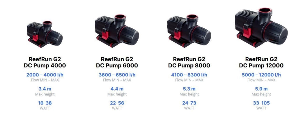 Red Sea ReefRun G2 - pompa di risalita elettronica per acquari marini Modello: 12000
