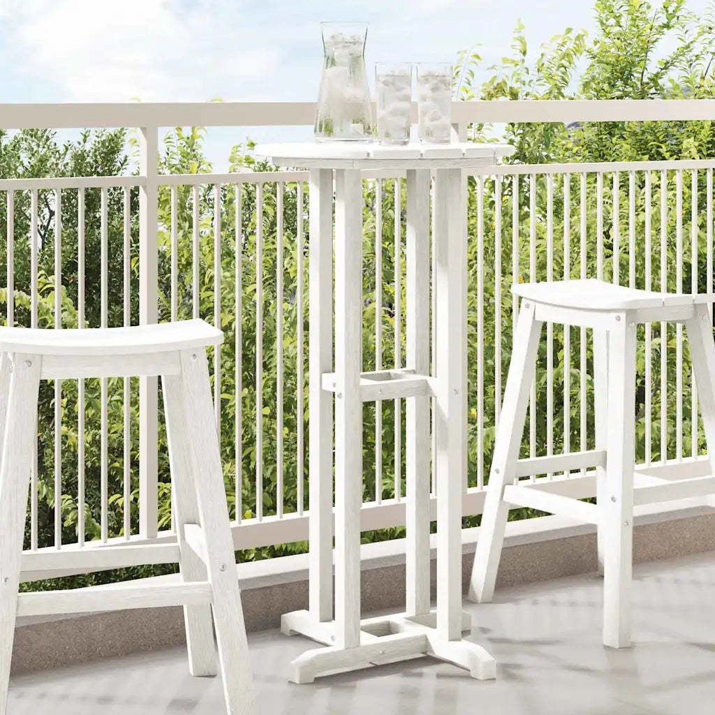Tavolo da bar Bianco 55 x 55 x 107 cm Polietilene 42006607