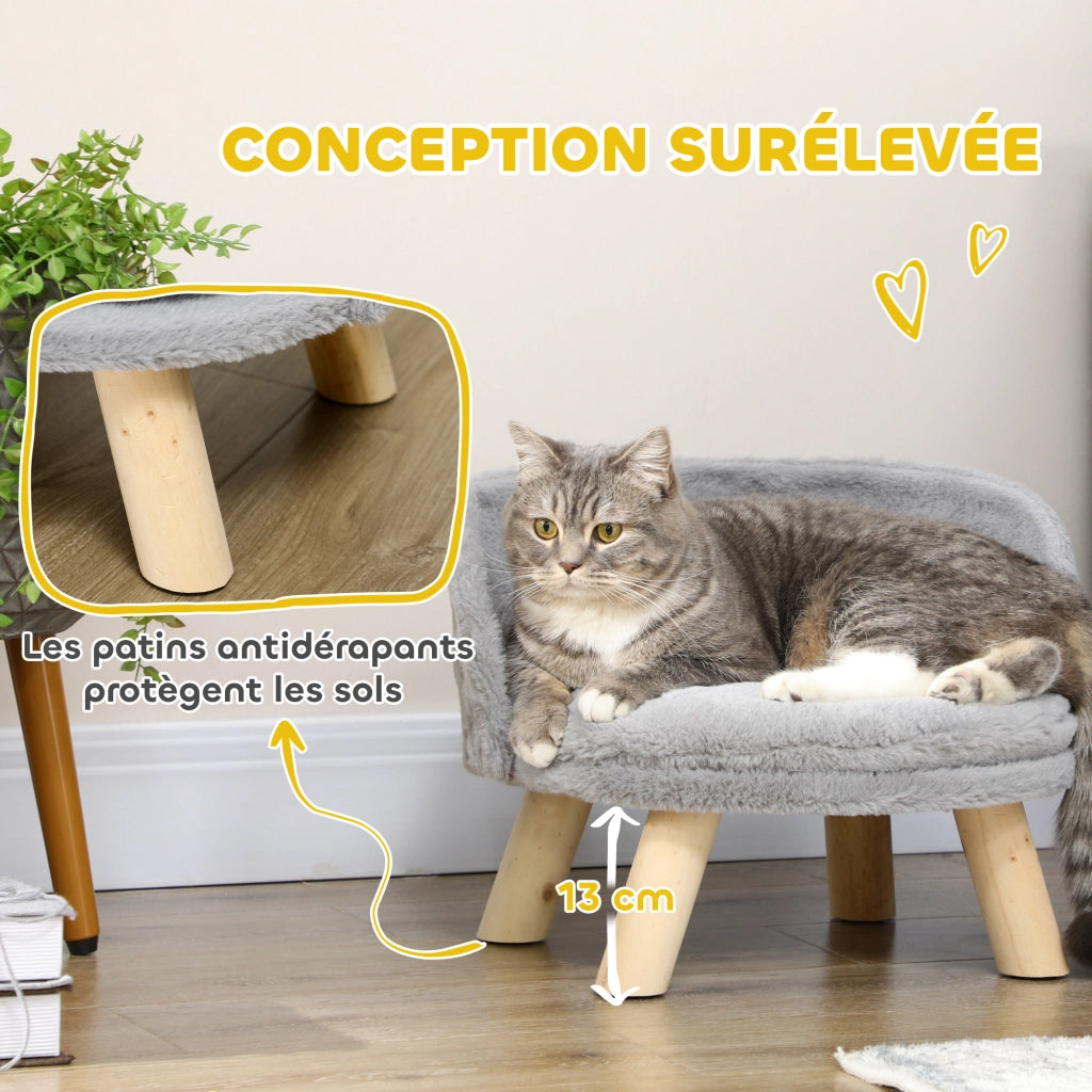 Letto per cani con cuscino ¨C Minimal ¨C grigio 40,5x33 cm