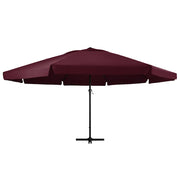 Ombrellone da Giardino-Ombrello da Balcone con Palo in Alluminio 600 cm Bord¨°