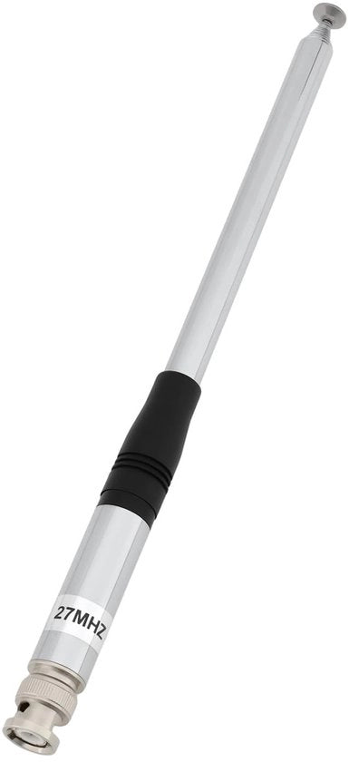 Antenna Telescopica 1300 mm - Connettore BNC Maschio - Potenziamento 1,8 dBi - Utilizzo Manuale/Mobile - Progetto Plug & Play - Raggiungimento di un Segnale Migliorato - Antenna Radioportatile