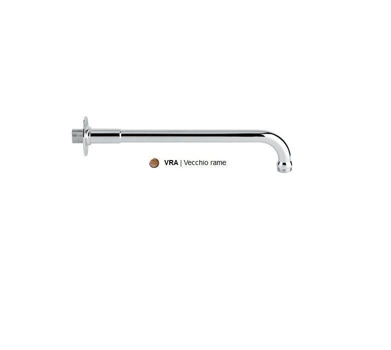 BRACCIO doccia style BIANCHI cm 30 Vecchio rame