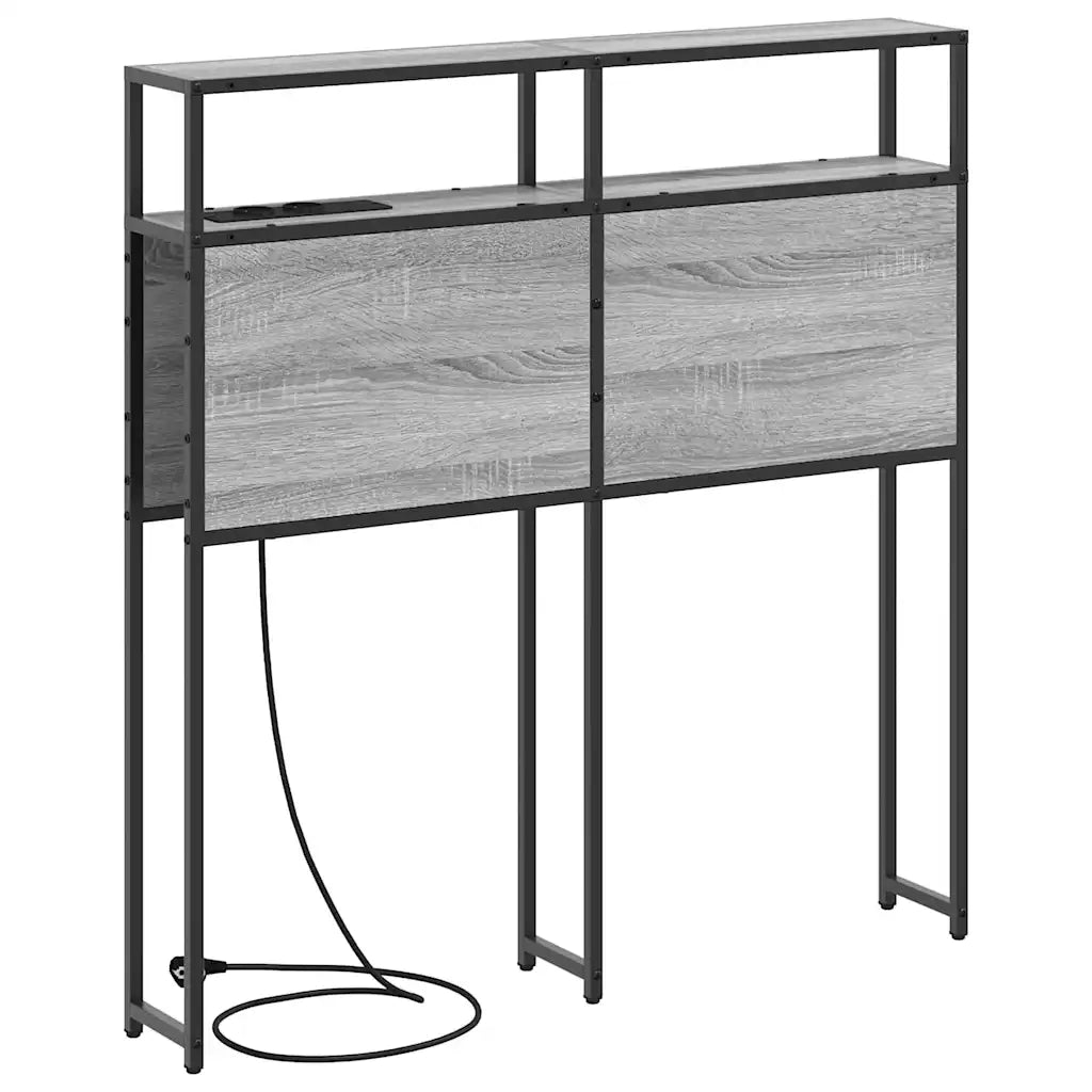 Testiera | Testata contenitore Grigio sonoma Legno multistrato