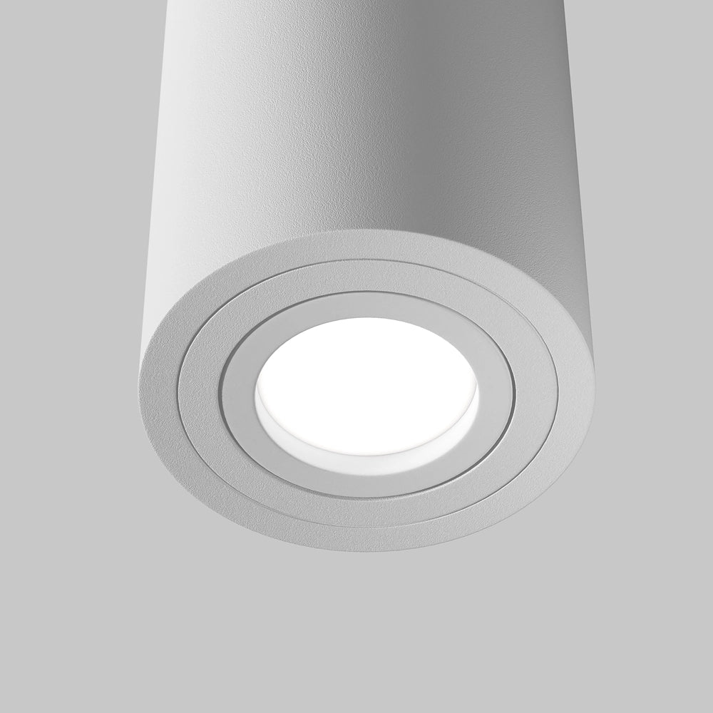 Plafoniera Maytoni Atom bianca GU10 alluminio C016CL-01W