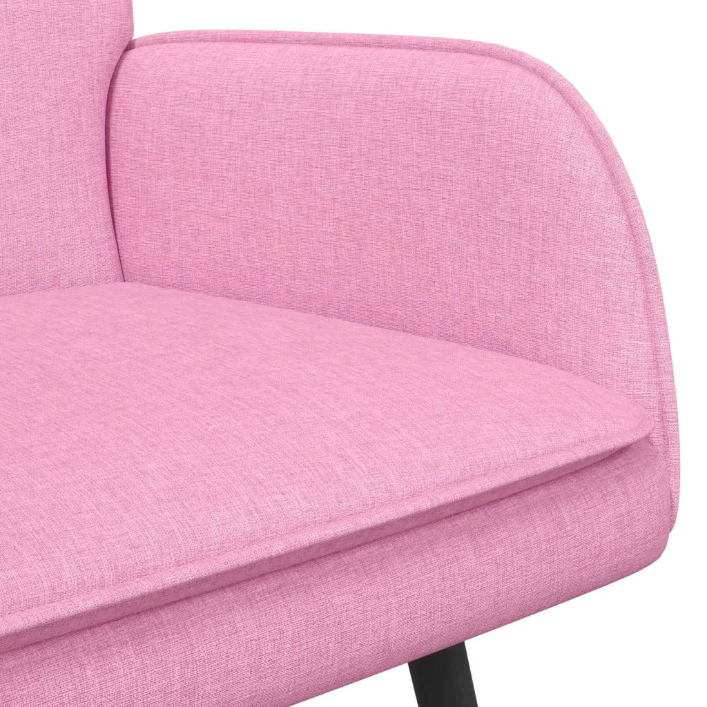 Divano a 2 Posti Rosa 115 x 61 x 87 cm Tessuto 42028912