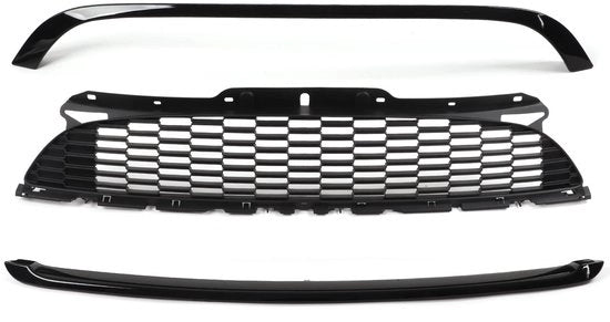 Kit di protezione per paraurti con design a ragnatela - Protezione UV - Materiale ABS+PP - Adatto per R55/R56/R57/R58/R59 S JCW - Grille