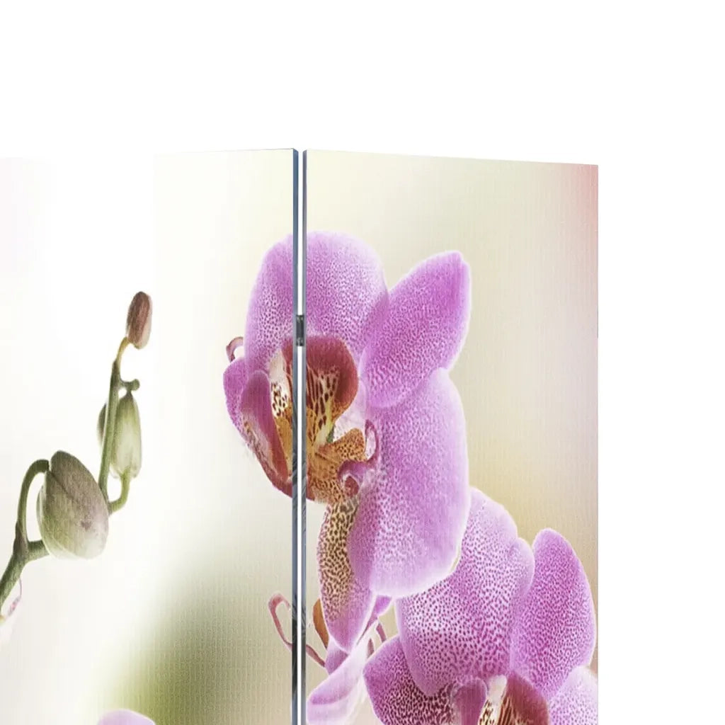 Paravento Pieghevole 217x170 cm con Stampa Fiore 240481