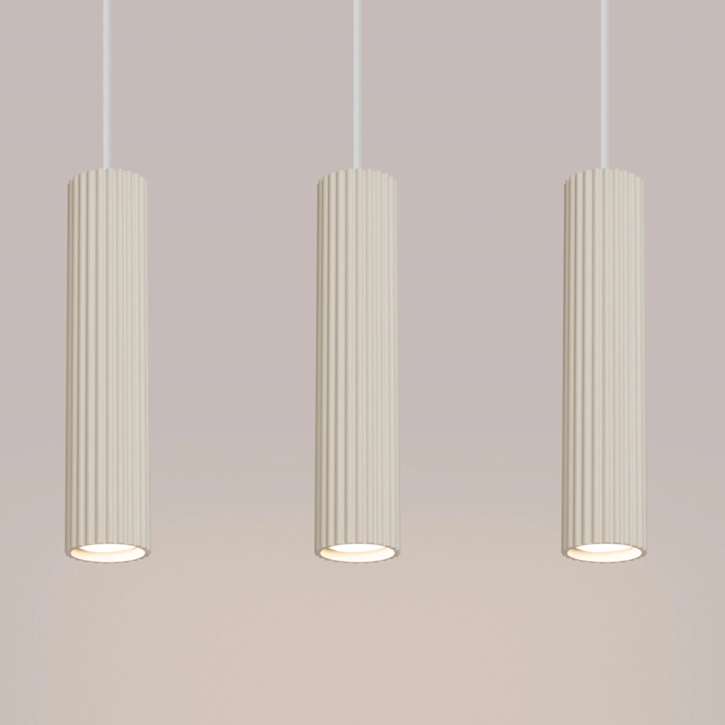 Lampada a sospensione KARBON 3L beige