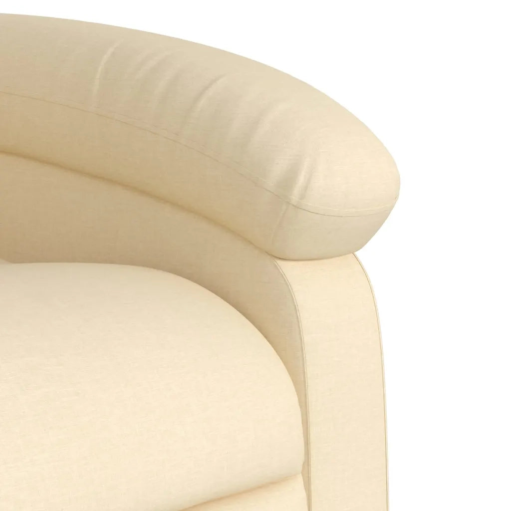 Poltrona reclinabile in Tessuto Crema 3205808