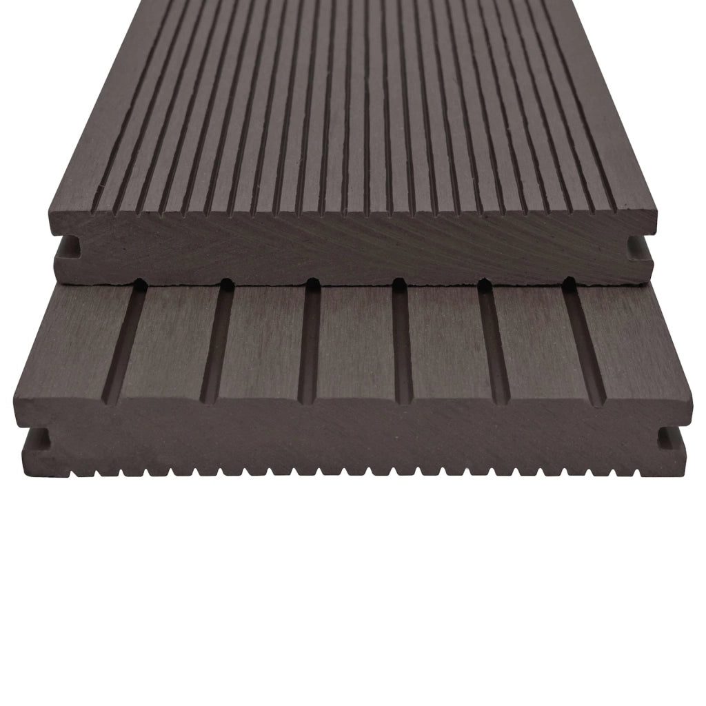 Pavimento da Deck 30 pcs Marrone Scuro WPC 3444753
