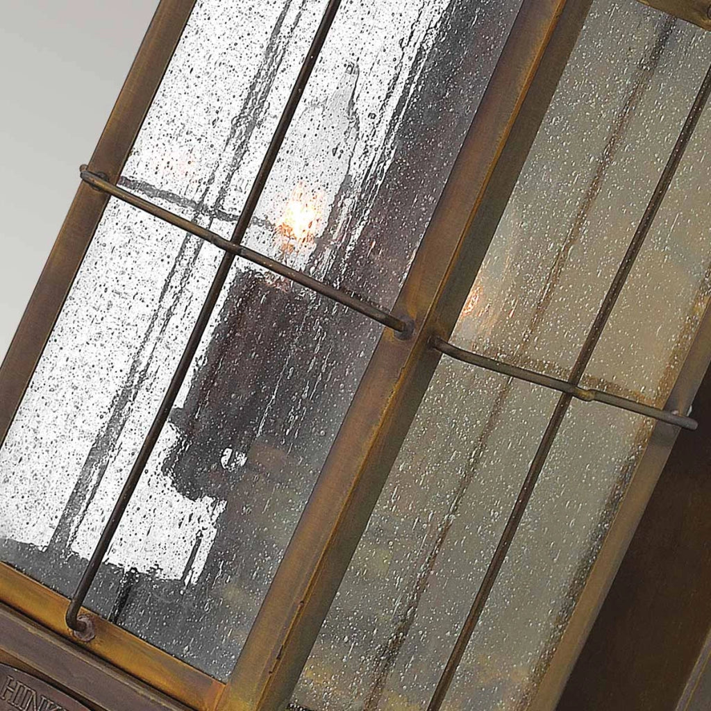 Applique esterno classico Bingham Siena bruciata E14 Hinkley