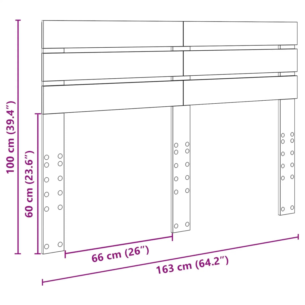 Testiera | Testata Legno vecchio Legno multistrato