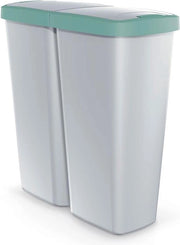 Afvalemmer 50 l con 2 coperchi indipendenti