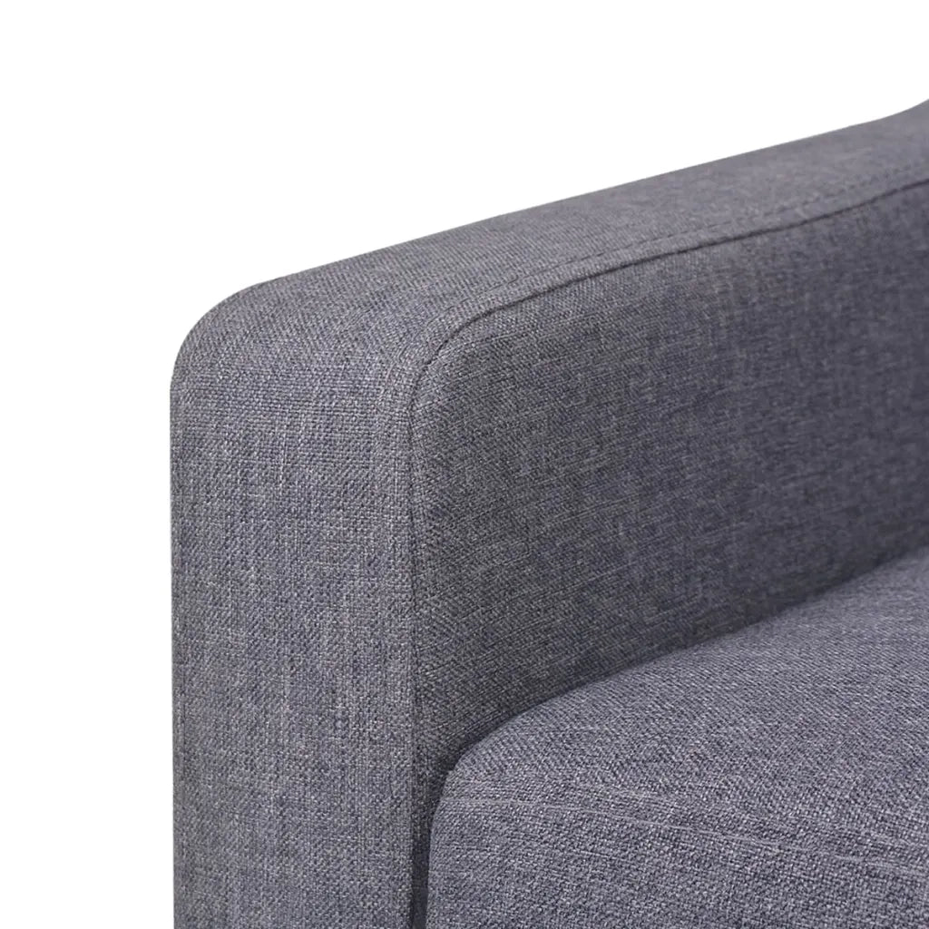 Divano | Divano da soggiorno | Sofa a 2 Posti in Tessuto Grigio