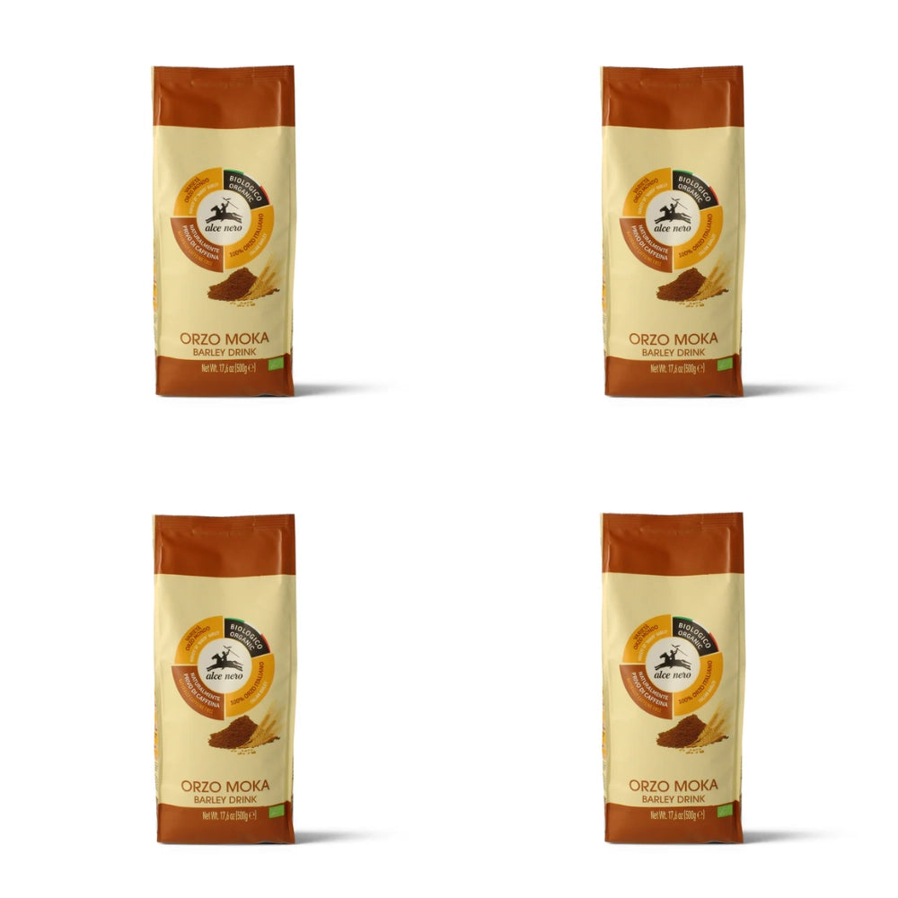 Orzo moka drink alce nero 500 grammi per bevande naturali