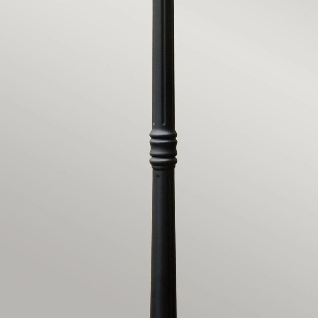 Lanterna da giardino retrò nera 192cm E27 60W Ledbury