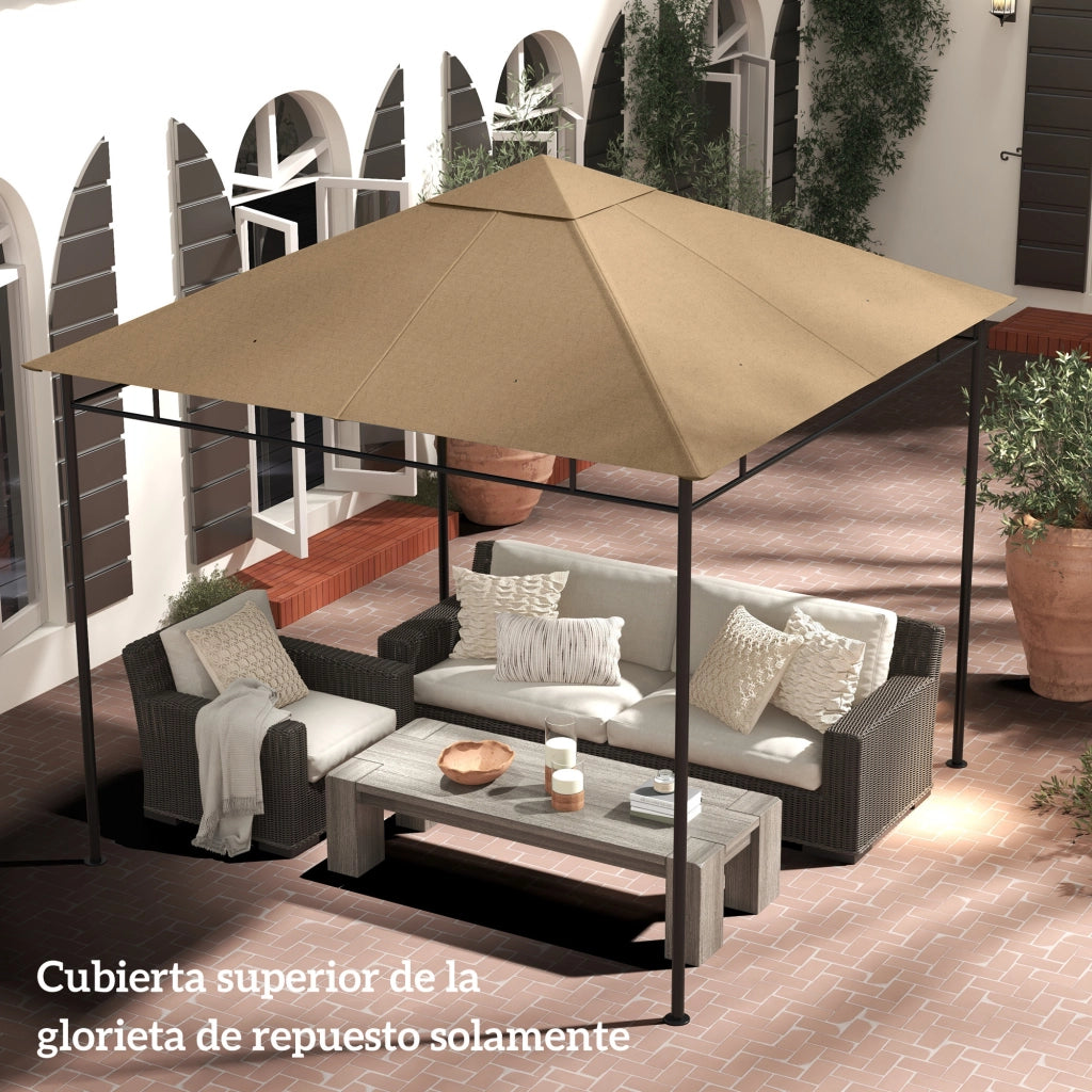Tetto per Gazebo ¨C zephmum ¨C Beige 300x300 cm