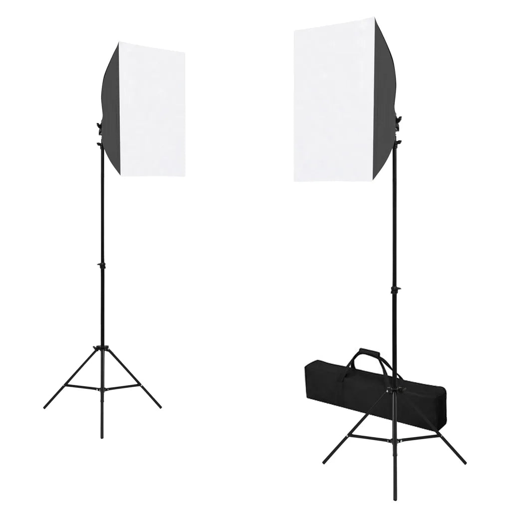 Kit per Studio Fotografico con Set Luci, Fondale e Riflettore 3067102