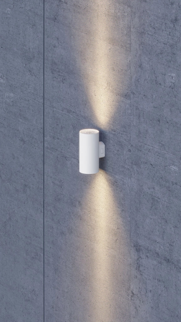 SUNSET Applique LED da parete quadrata 16W Switch 2700K 3200K 4000K IP65 IK06 Finitura Corten Strutturato per illuminazione outdoor professionale