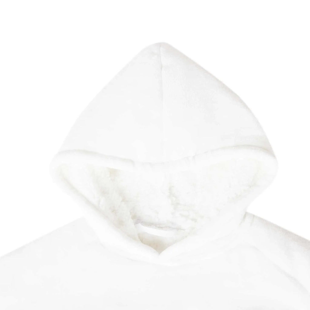 Felpa coperta Bianco L Pile e Flanella 42017206