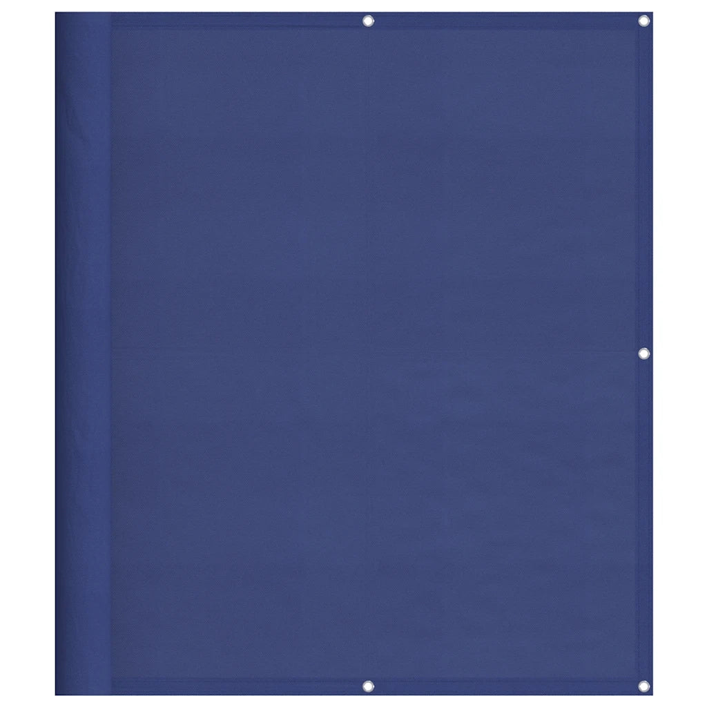 Paravento da Balcone-Pannello per balcone Blu 120x800 cm 100% Poliestere Oxford