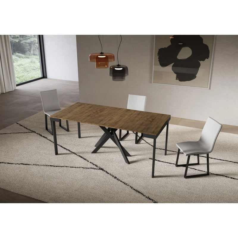 Consolle allungabile 90x40/300 cm Saki Evolution - Noce