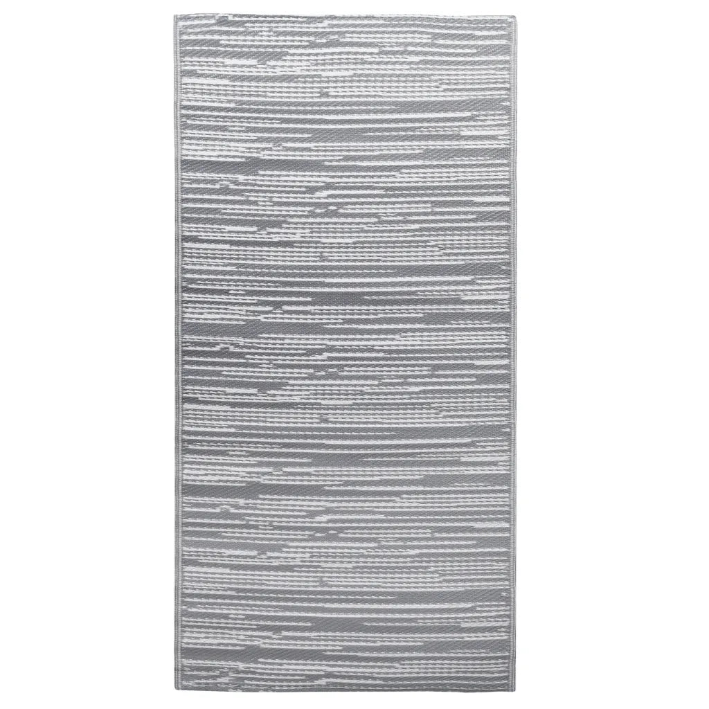 Tappeto da Esterni ARAKIL Grigio 190x290 cm in PP 310439