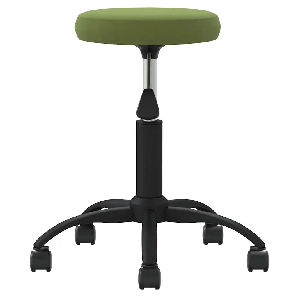 Sgabello da Massaggio in Velluto Verde Chiaro CFW5504606