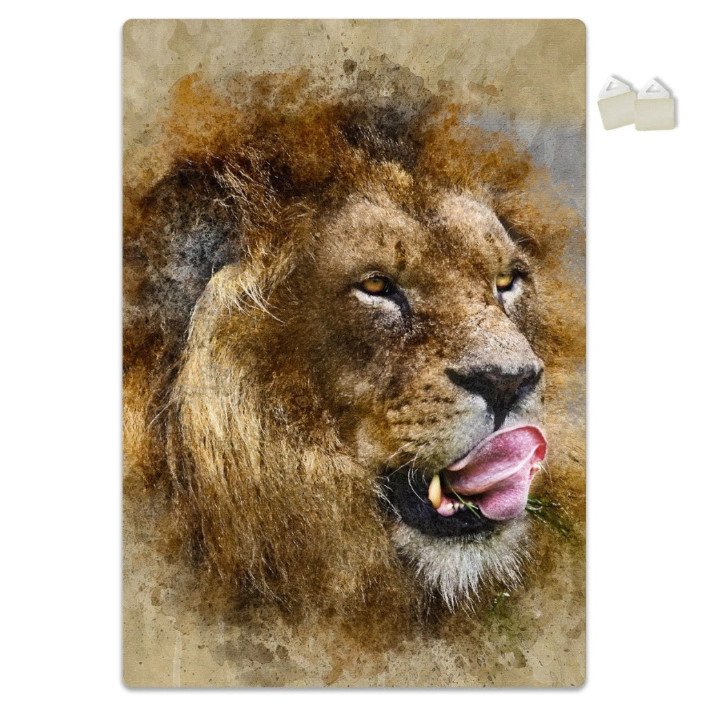 LEONE - POSTER in PVC da 3mm Misura: 70x100 cm