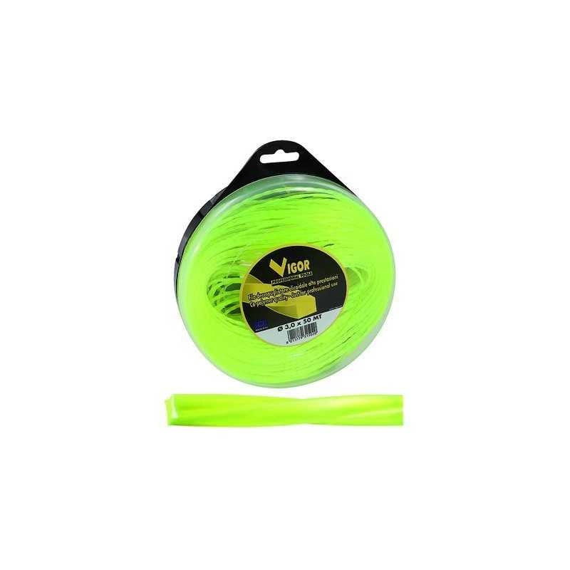 Filo Decespugliatore Vigor Spiralato Mt. 50 Ø mm. 3