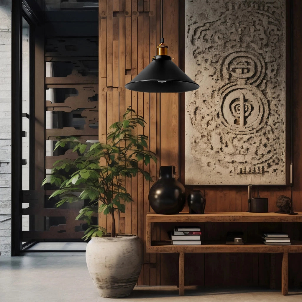 Lampada Da Soffitto Pensile Porto Black