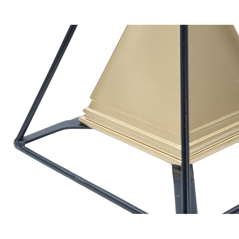 Piramide Gold Con Ferro cm 15x15x21
