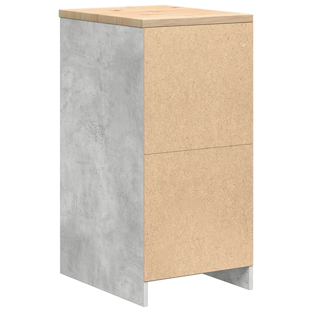 Armadietto da Garage Grigio cemento 40x51x85 cm 860565
