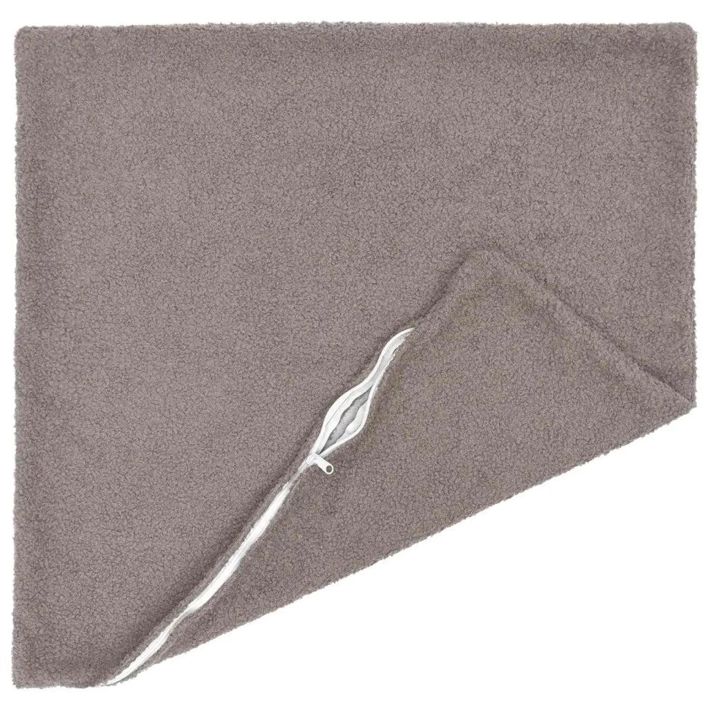 Federa 6 pcs HEERLEN Grigio Chiaro 60 x 60 cm Bouclé 912634