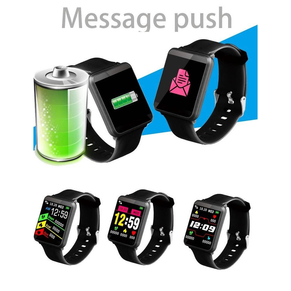 Trade Shop - Fitness Smart Watch F1 Orologio Intelligente Frequenza Cardiaca Bluetooh Touch -