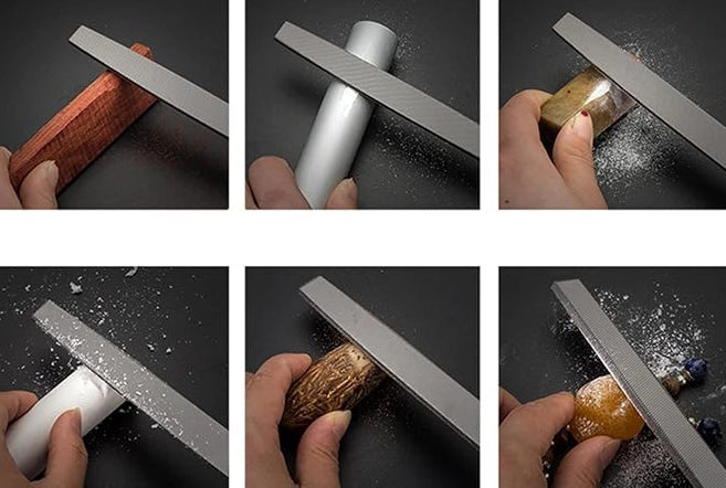 LIMA MEZZA TONDA PARALLELA MANICATA KENDO 200 mm - KENDO