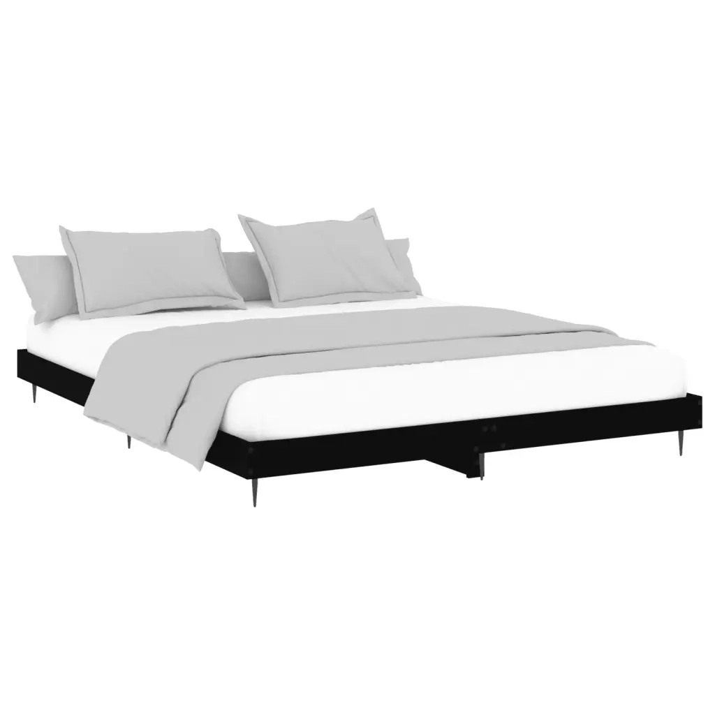 Giroletto Nero 200x200 cm in Legno Multistrato 832214