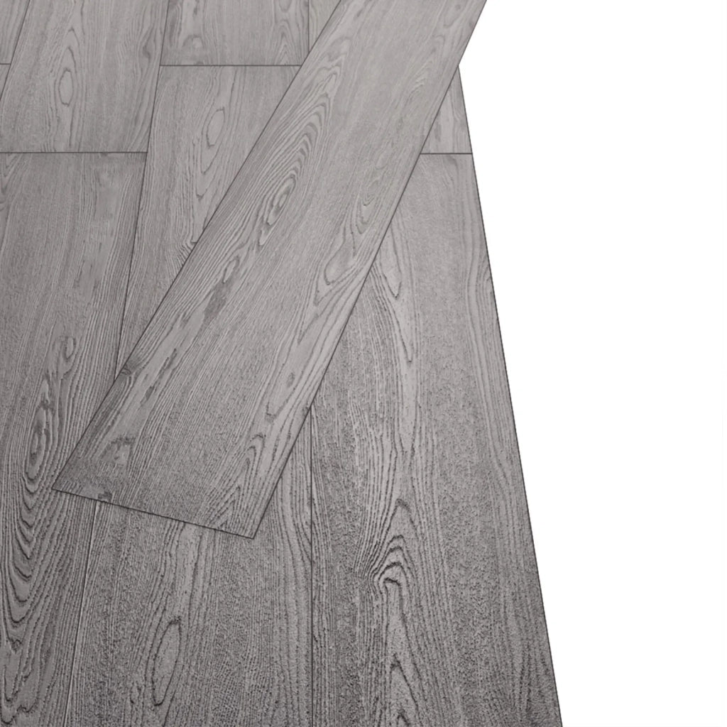 Tavole per Pavimenti 18 pcs Grigio scuro 5,26 m² PVC 42046252