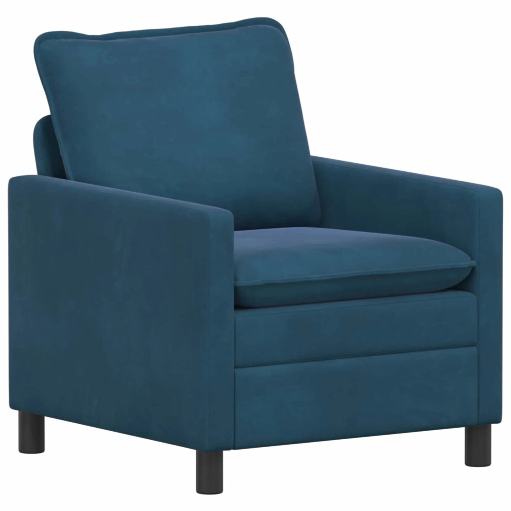 Set di divani 2 pcs Blu Velluto 3417075