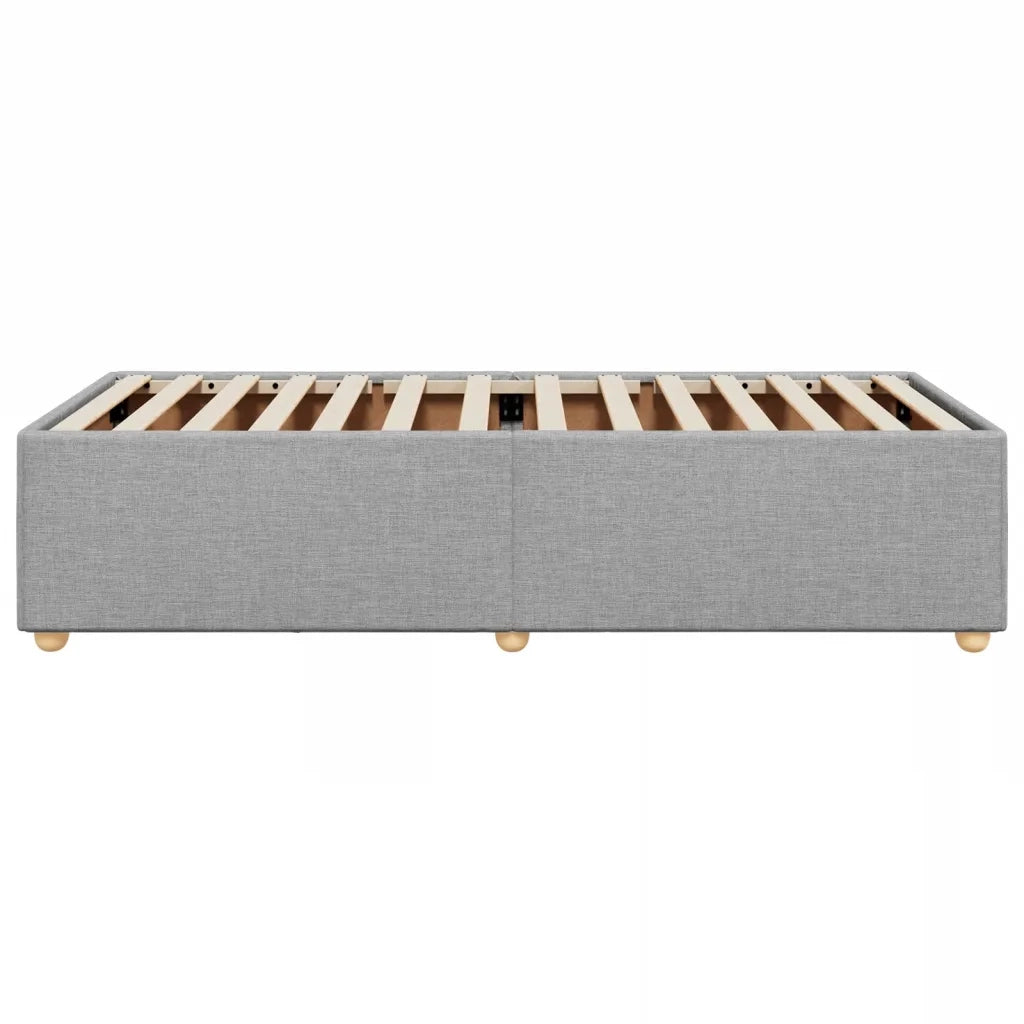Giroletto senza Materasso Grigio Chiaro 80x200 cm Tessuto 3284687