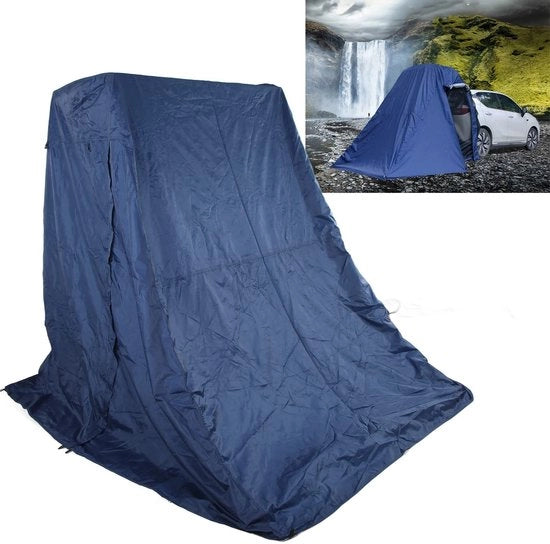 Tenda da Campeggio Impermeabile - 2 Persone - Doppia Larga - Tenda con Porta - Resistente ai Raggi U.V. - Capanno - Materiale Sostenibile 210D Oxford