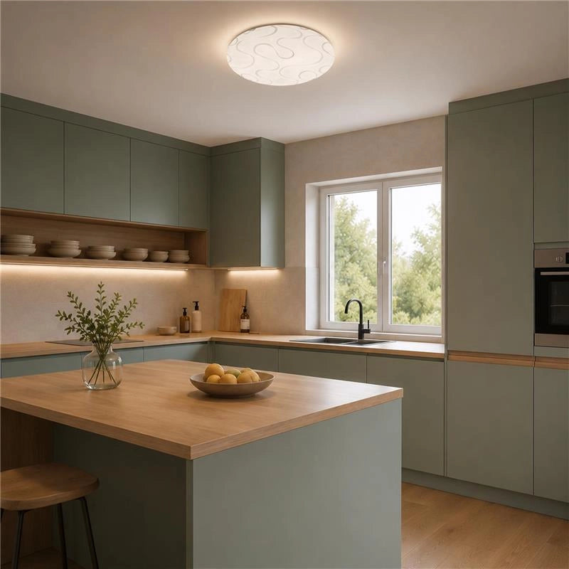ONDA LAMPADA PLAFONIERA 2 LAMPADINE E27 40 CM ONDINA