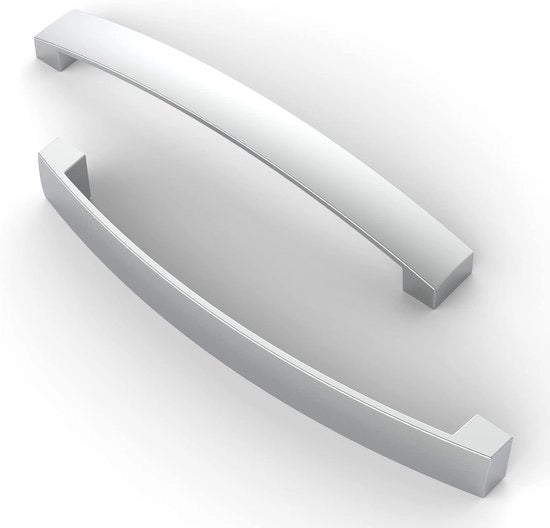 Maniglie a vite - 5 pezzi - cromato - 160 mm