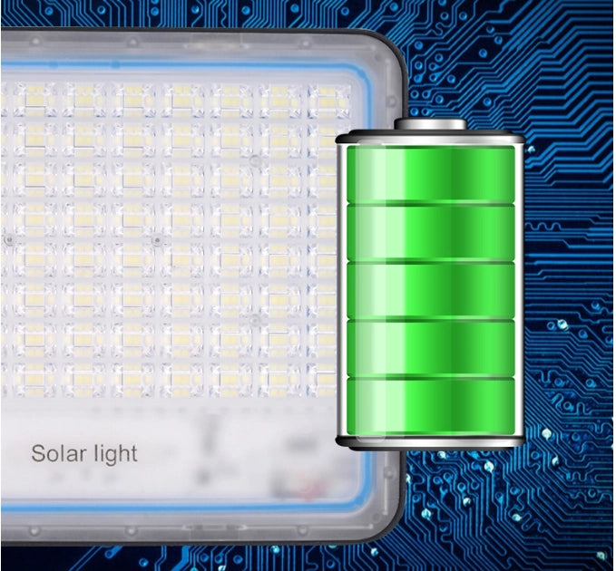 FARO LED 70W PANNELLO SOLARE DA ESTERNO IP67 TELECOMANDO TIMER
