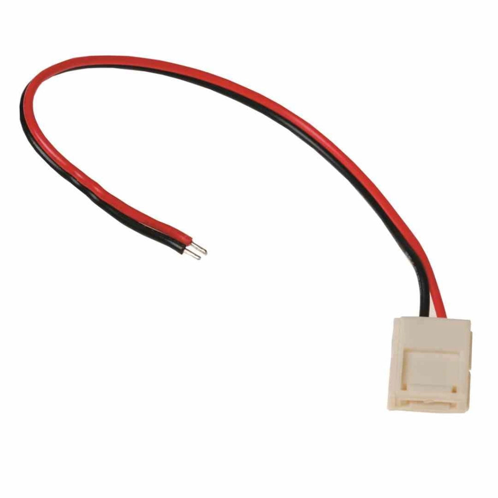 Connettore striscia LED 10mm 2 poli monolato Eko-Light