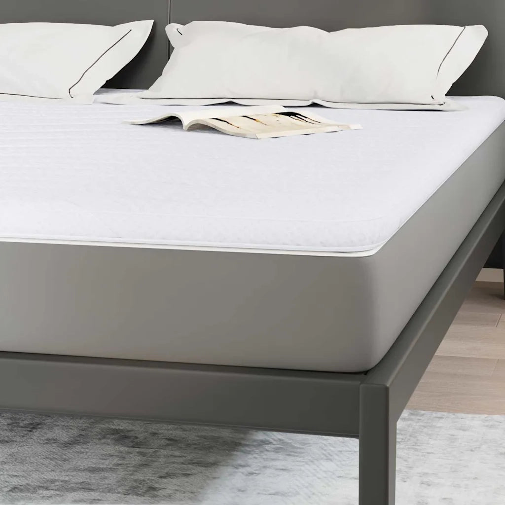 Topper per materasso Bianco 180 x 200 cm Tessuto a maglia CFW1739054