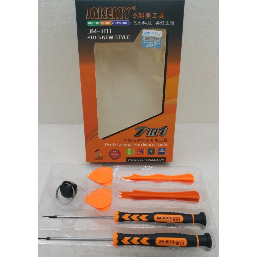 Trade Shop - Kit Attrezzi Cacciavtite Smontaggio Display Per Cellulare 7in1 Multi Utensili -