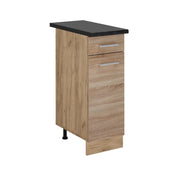 Vicco Mobiletto base per cucina Sonoma 30 cm , PL Antracite